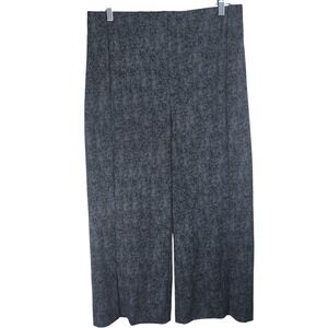 Joseph Ribkoff Womens Pull‎ On Cropped Wide Leg Pants Chevron Print Lagenlook